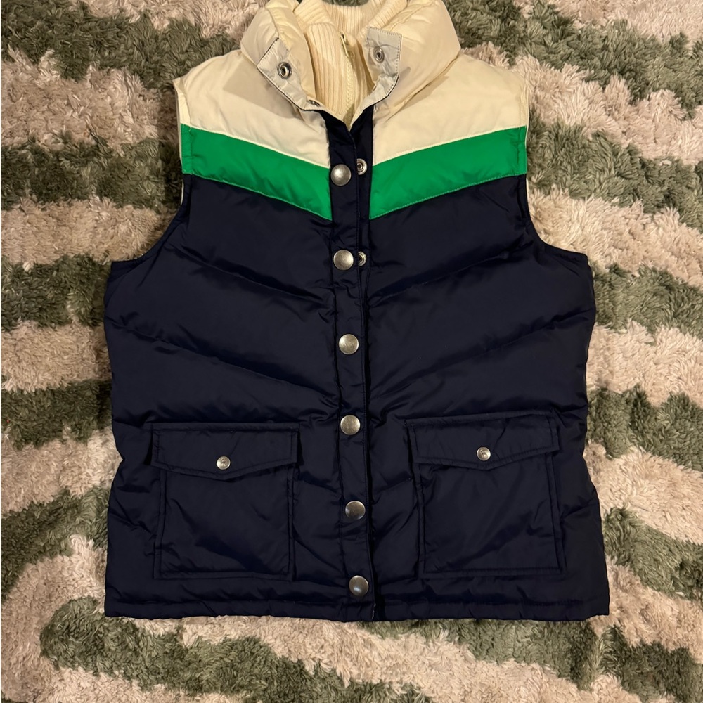 Old Navy Green and Navy Vest